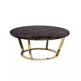 Стол журнальный (garda decor) коричневый 40 см.