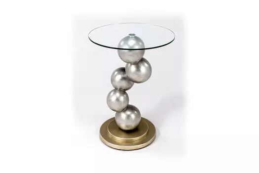 Стол журнальный (garda decor) прозрачный 69 см.