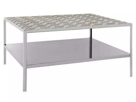 Стол журнальный graphite (m-style) серебристый 79x40x79 см.