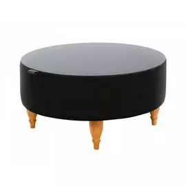 Стол журнальный italia (ogogo) черный 37 см.