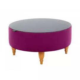 Стол журнальный italia (ogogo) фиолетовый 37 см.
