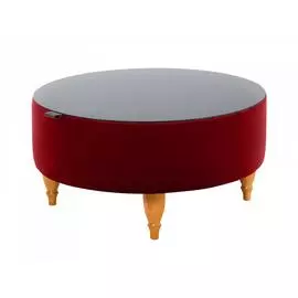 Стол журнальный italia (ogogo) красный 37 см.