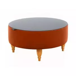 Стол журнальный italia (ogogo) оранжевый 37 см.