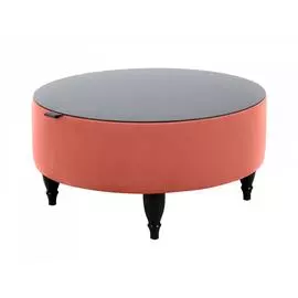 Стол журнальный italia (ogogo) розовый 37 см.