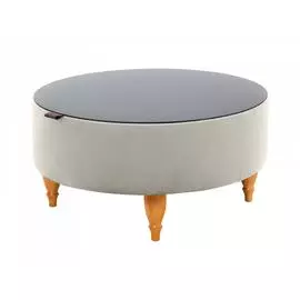 Стол журнальный italia (ogogo) серый 37 см.