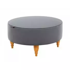 Стол журнальный italia (ogogo) серый 37 см.