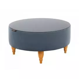 Стол журнальный italia (ogogo) серый 37 см.