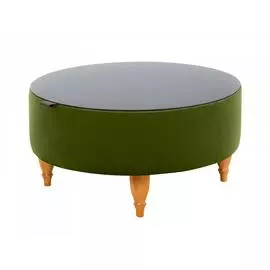 Стол журнальный italia (ogogo) зеленый 37 см.