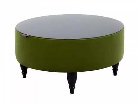 Стол журнальный italia (ogogo) зеленый 37 см.