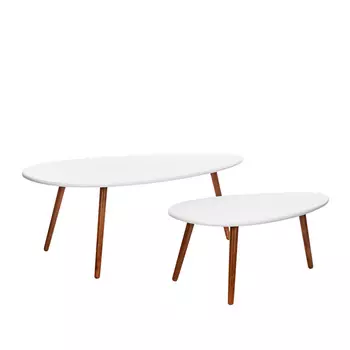 Стол журнальный калифорния твинс (leset) коричневый 120x46x70 см.