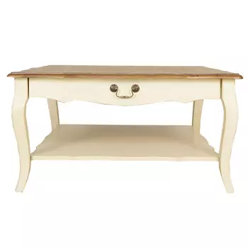 Стол журнальный leontina (etg-home) бежевый 90.0x46.0x90.0 см.