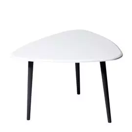 Стол журнальный мельбурн (leset) белый 73x48x70 см.