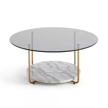 Стол журнальный moricio (laredoute) белый 34 см.