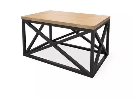 Стол журнальный neo loft (millwood) бежевый 96x45x50 см.