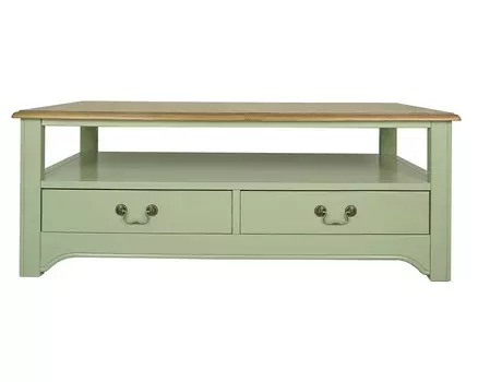 Стол журнальный olivia (etg-home) зеленый 120x65x45 см.