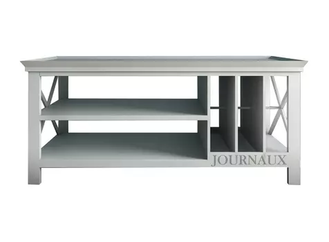 Стол журнальный palermo (etg-home) белый 108.0x47.0x58.0 см.