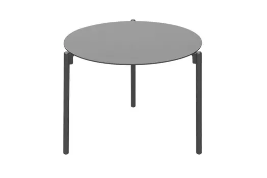 Стол журнальный уличный атмосфера (garda decor) серый 50 см.