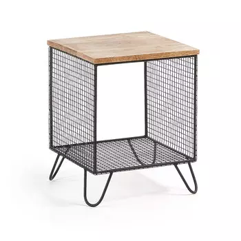 Столик interni (la forma) черный 38x48x38 см.