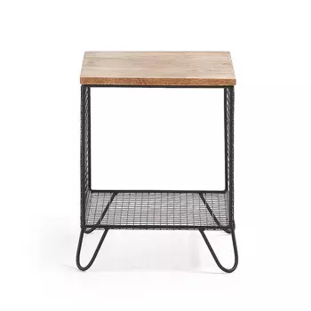 Столик interni (la forma) черный 38x48x38 см.