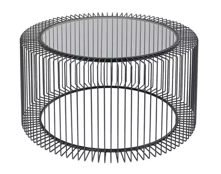 Столик кофейный filo (kare) черный 80x38x80 см.