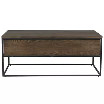 Столик кофейный rivoli (unique) коричневый 110x67x60 см.