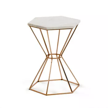 Столик limit (la forma) золотой 37x47x37 см.