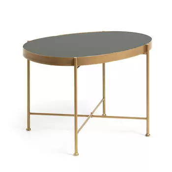 Столик marsh (la forma) золотой 63x46x4 см.