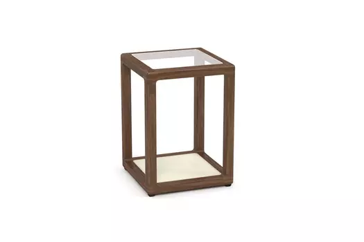 Столик придиванный seagull (yachtline) бежевый 40.0x40.0 см.