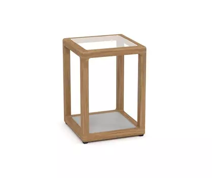 Столик придиванный seagull (yachtline) серый 40x40 см.