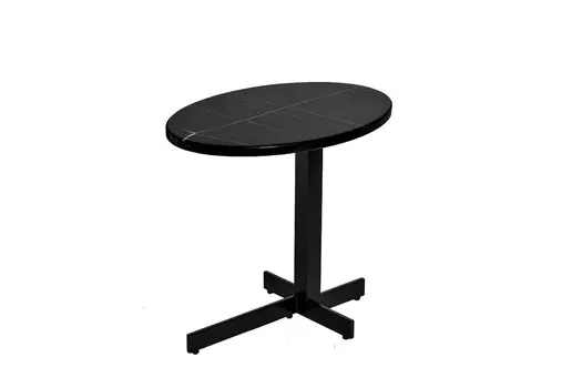 Столик приставной (garda decor) черный 50x45x35 см.