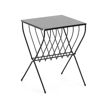 Столик приставной mairy (la forma) черный 41x51x36 см.