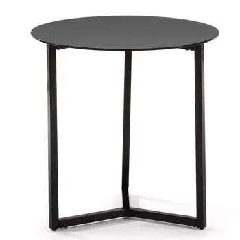 Столик приставной marae (la forma) черный 50 см.