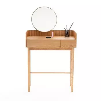 Столик туалетный lazar (laredoute) бежевый 70x116x47 см.