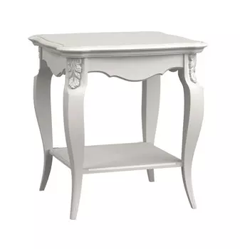 Столик white wood (la neige) белый 60.0x60.0x62.0 см.