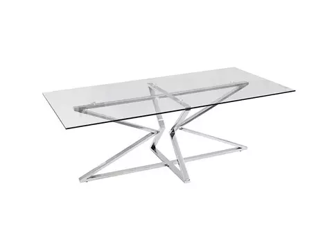 Столик журнальный (garda decor) прозрачный 120x43x60 см.