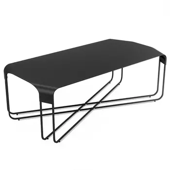 Столик журнальный graph (umbra) черный 142x18x67 см.