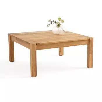 Столик журнальный квадратный adelita (laredoute) коричневый 90x43x90 см.