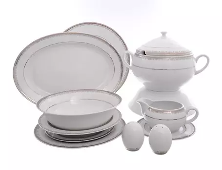 Столовый сервиз опал (thun) белый