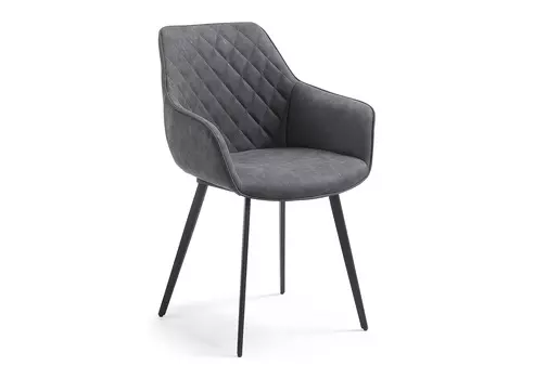 Стул aminy (la forma) серый 60x87x60 см.