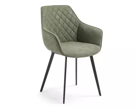 Стул aminy (la forma) зеленый 60x87x56 см.