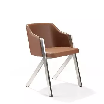 Стул (angel cerda) коричневый 51x74x58 см.