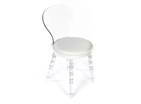 Стул babel (bradexhome) белый 41x80x47 см.