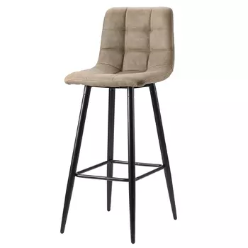 Стул барный berg (bergenson bjorn) серый 44x104x44 см.