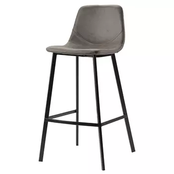Стул барный berg (bergenson bjorn) серый 47x99x50 см.