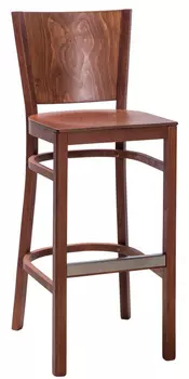 Стул барный бергамо (r-home) коричневый 46x108x56 см.