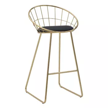 Стул барный compose (to4rooms) золотой 47x97x53 см.