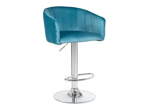 Стул барный darcy морская волна (dobrin) голубой 51x107x51 см.