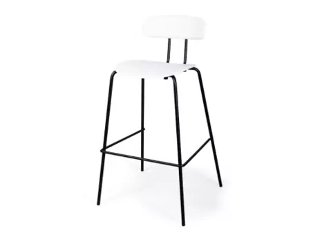 Стул барный (desondo) белый 45x95x38 см.