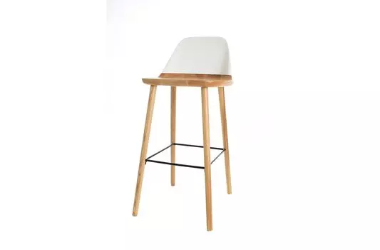 Стул барный (europe style) белый 47.0x100.0x51.0 см.