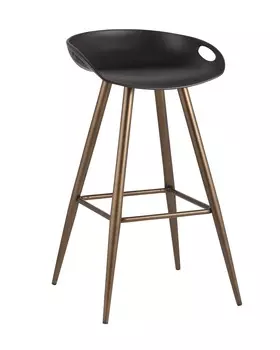 Стул барный флэш (stoolgroup) черный 48x82x45 см.